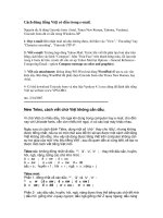 Cách dùng tiếng việt có dấu trong e mail