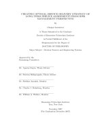 creating optimal service delivery strategy of long-term service agreements from risk management perspective