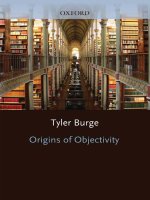 origins of objectivity apr 2010
