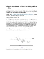 Phương pháp nổi trên mặt nước không cần cử động