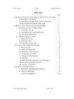 tổng quan về sản phẩm và dây chuyền công nghệ