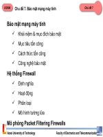 Bảo mật mạng máy tính