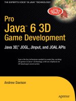 pro java 6 3d game development
