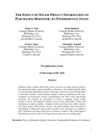 acquisti onlinepurchasing privacy