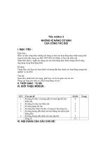 những kỹ năng cơ bản của công tác đội