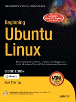 beginning ubuntu linux, second edition