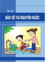 Chuyên đề hãy bảo vệ tài nguyên nước vì chúng ta và sự phát triển cộng đồng bền vững p2