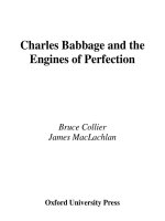 charles babbage and the engines of perfection jan 1999