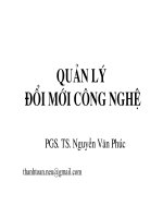 Chương 2- bản chất và nội dung của đổi mới công nghệ (Slide)