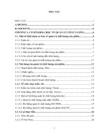 Báo cáo kết quả học phần: Thực trạng công tác quản lý chất lượng sản phẩm sợi tại Công ty Cổ phần dệt Vĩnh Phú