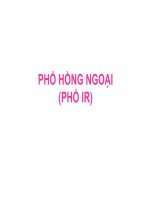 Phương pháp phổ hồng ngoại trong phân tích cấu trúc hoá lý