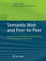 semantic web and peer-to-peer decentralized management and exchange of knowledge and information