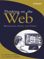 thinking on the web berners-lee, godel and turing