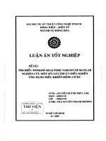 Tìm hiểu Window Realtime Target of Matlab nghiên cứu một số giải thuật điều khiển ứng dụng điều khiển động cơ học