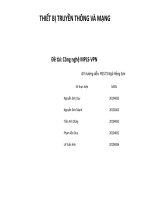 Thiết bị truyền thông và mạng Công nghệ MPLS VPN