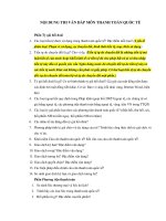 câu hỏi thi thanh toán quốc tế