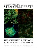 university of california press fundamentals of the stem cell debate the scientific religious ethical and political issues dec 2007
