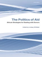 the politics of aid african strategies for dealing with donors feb 2009