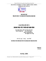 Chuyên đề 8 : Khoan phụt xử lý nền đập bê tông đầm lăn Định Bình