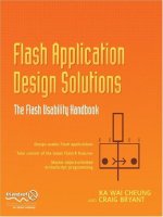 flash application design solutions the flash usability handbook
