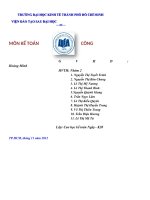 Tiểu luận MÔN KẾ TOÁN CÔNG - TRƯỜNG ĐẠI HỌC KINH TẾ THÀNH PHỐ HỒ CHÍ MINH