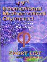 IMO Shortlist 2008