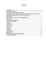 bài tập lớn mô hình hóa phân xưởng gia công cơ khí