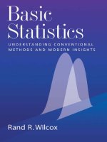 basic statistics understanding conventional methods and modern insights jul 2009
