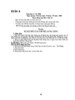 Giáo án lớp 5 tuần 6-7