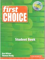 First Choice students book