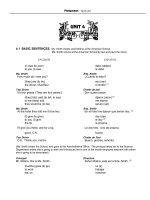 don casteel platiquemos fsi spanish - unit 4