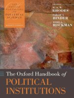 the oxford handbook of political institutions nov 2006