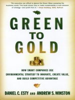 yale university press green to gold how smart companies use environmental strategy to innovate create value and build competitive advantage oct 2006