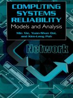 computing system reliability models and analysis (cell engineering)
