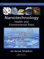 nanotechnology. health and environmental risks, 2008, p.194