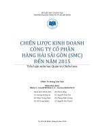 Tiểu luận: Chiến lược kinh doanh công ty cổ phần hàng hải Sài Gòn SMC đến năm 2015