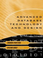 advanced database technology and design