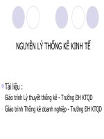 Slide Nguyên lí thống kê