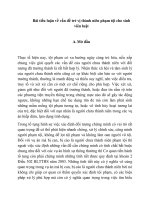 tiểu luận trẻ vị thành niên phạm tội