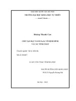 CHẾ TẠO HẠT NANO Fe2O3 VÔ ĐỊNH HÌNH VÀ CÁC TÍNH CHẤT