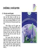 bài giảng hóa học môi trường chương 2 khí quyển