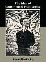 edinburgh university press the idea of continental philosophy jun 2006