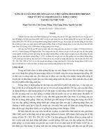 Năng suất sữa đàn bò con gái của 5 đực giống holstein friesian nhập từ mỹ và chị em gái của 10 đực giống tạo ra tại việt nam