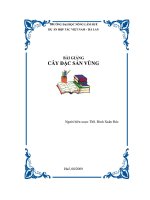 bài giảng cây đặc sản vùng (cây hồ tiêu)