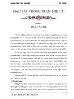 skkn đề tài hướng dẫn học sinh vẽ màu trong tranh đề tài