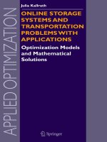 online storage systems and transportation problems with applications