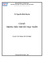 cái kỳ trong tiểu thuyết mạc ngôn