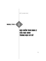 Đặc điểm tâm sinh lí của học sinh trung học cơ sở  Đỗ Thị Hạnh Phúc