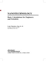 nanotechnology. basic calculations for engineers and scientists, 2006, p.481