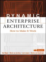 dynamic architecture how to make enterprise architecture a success